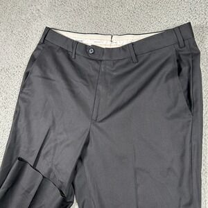 Santorelli Roma Loro Piana Mens 36 Dress Pants 1900LP Flat‎ Front Wool